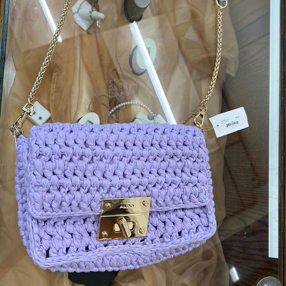 crochet aldo bag